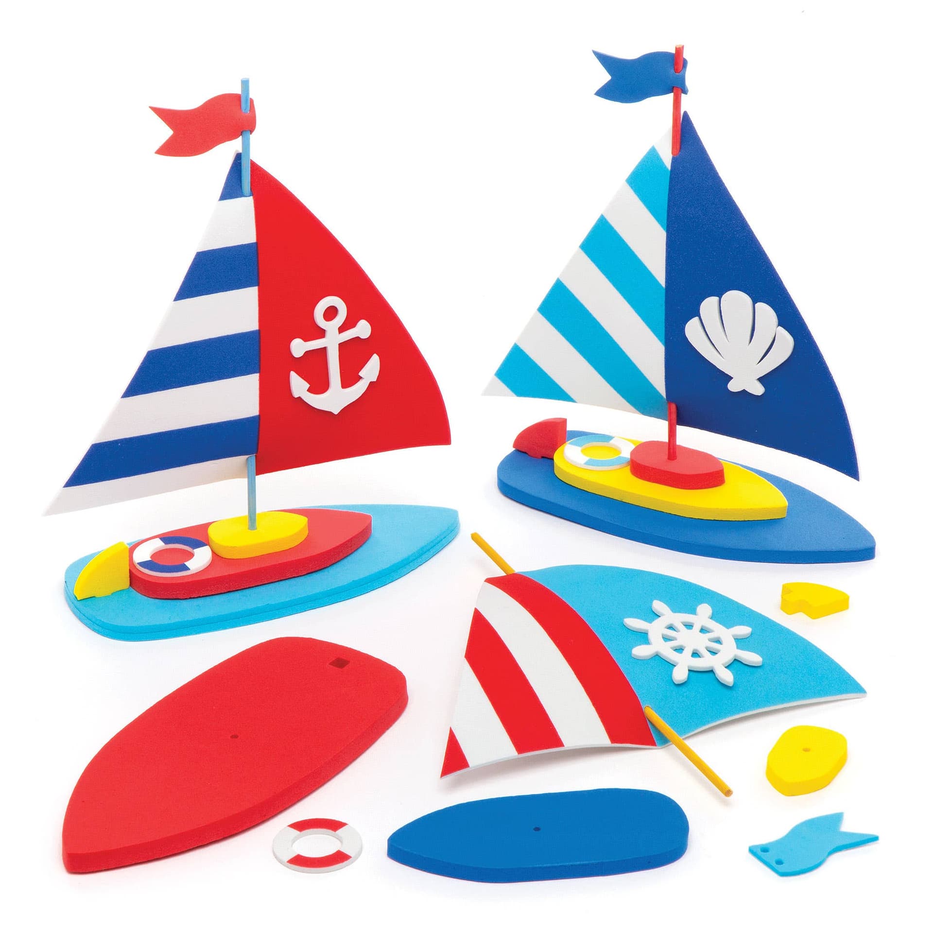 Sailboat Kits (Pack of 3) Art Craft Kits