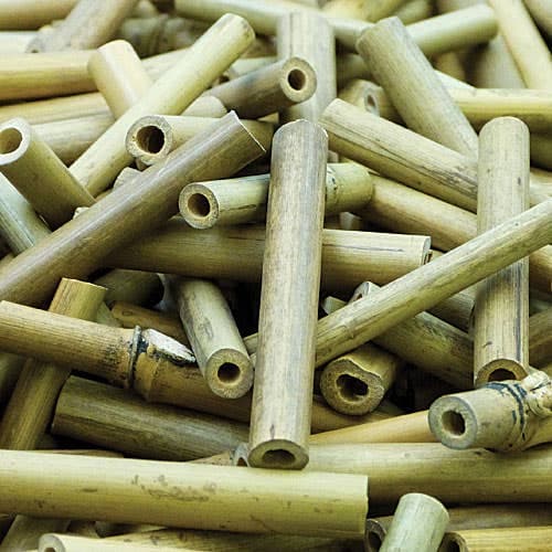Short Bamboo Sticks (Per pack) 225g Per Pack, Approx Sizes 4-6cm, Natural Craft Materials