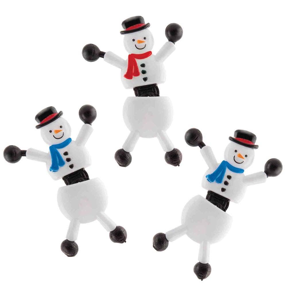 Snowman Wall Crawlers (Pack of 6) Pocket Money Toys