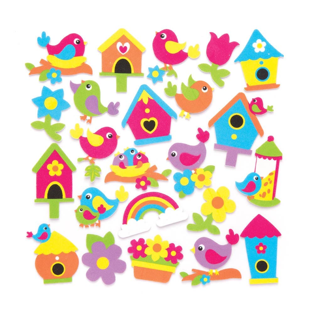 Bird Foam Stickers (Pack of 120) Stickers