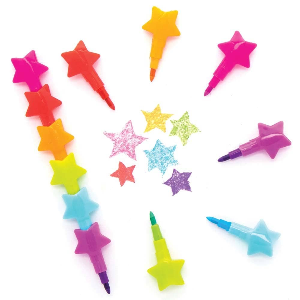 Star Pop-a-Crayons (Pack of 8) Drawing