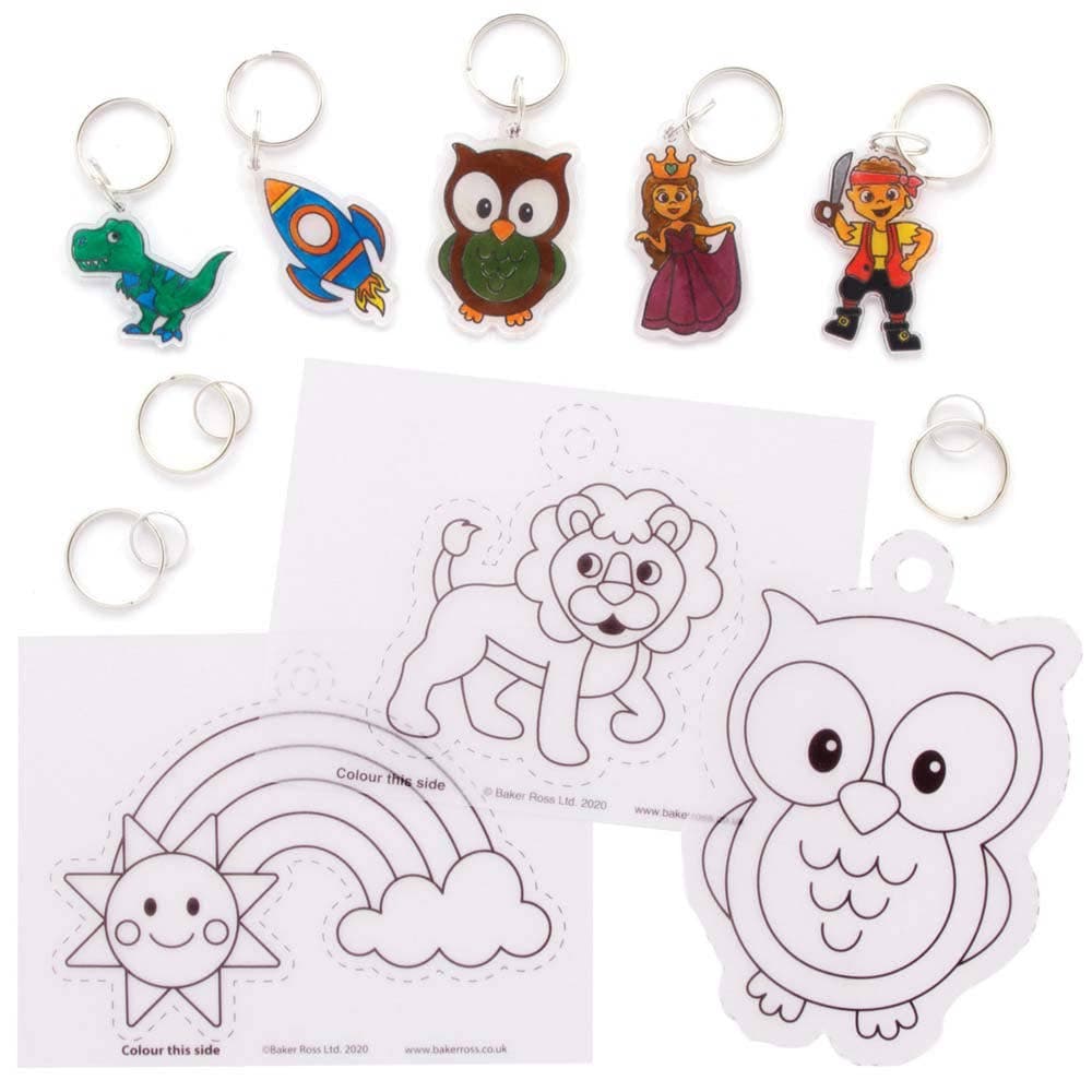 Super Shrink Keyrings Value Pack (Pack of 12) Small Toys