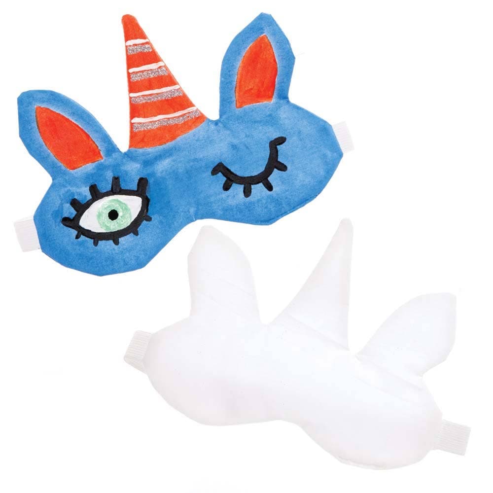 Unicorn Fabric Eye Masks (Pack of 2) Craft Blanks & Bases