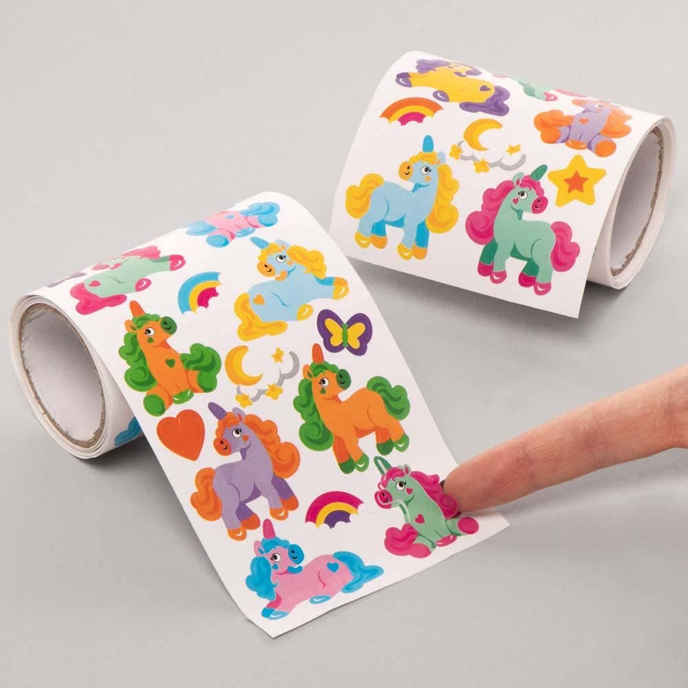 Unicorn Stickers Rolls Value Pack (Pack of 600) Stickers