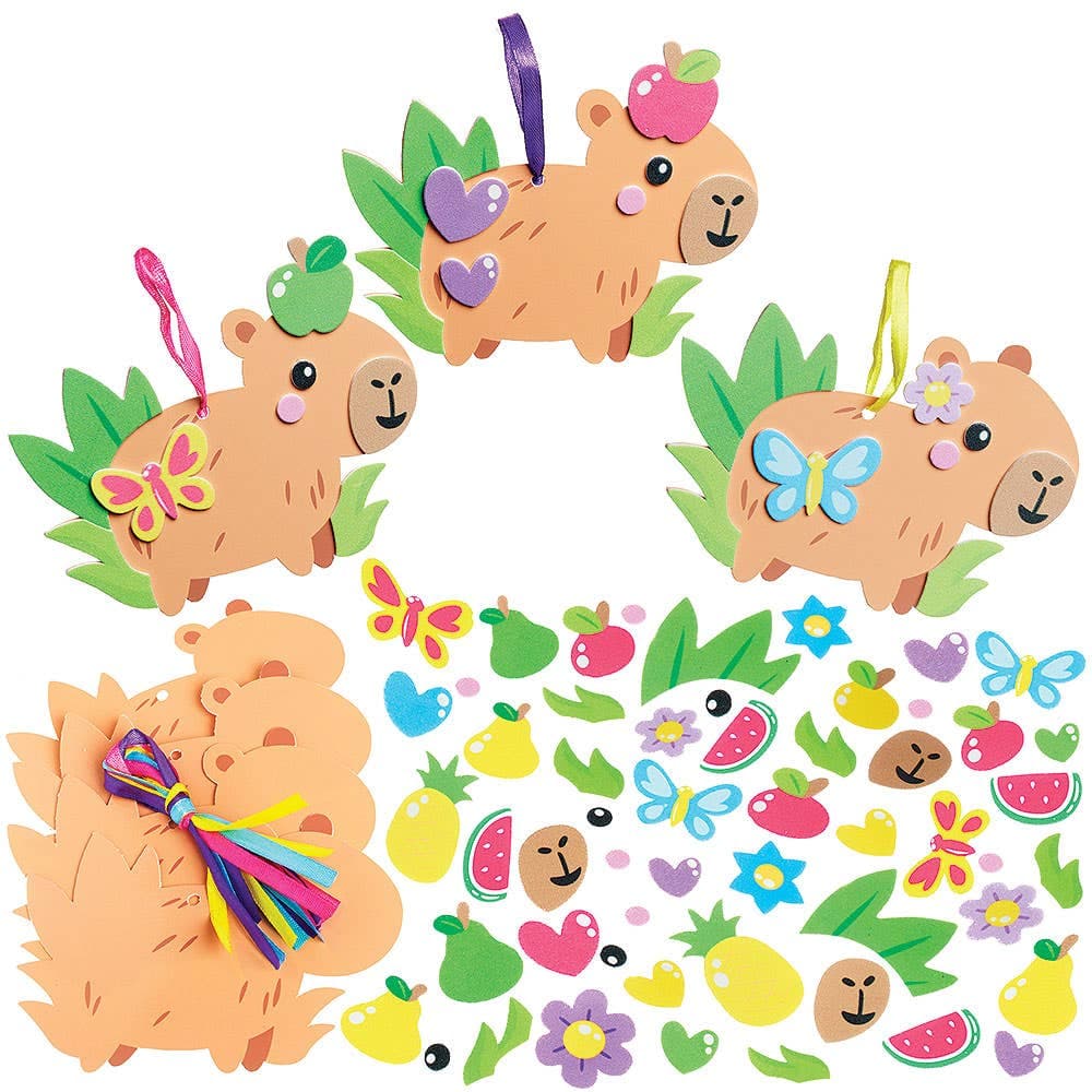 Capybara Mix & Match Decoration Kits (Pack of 8)