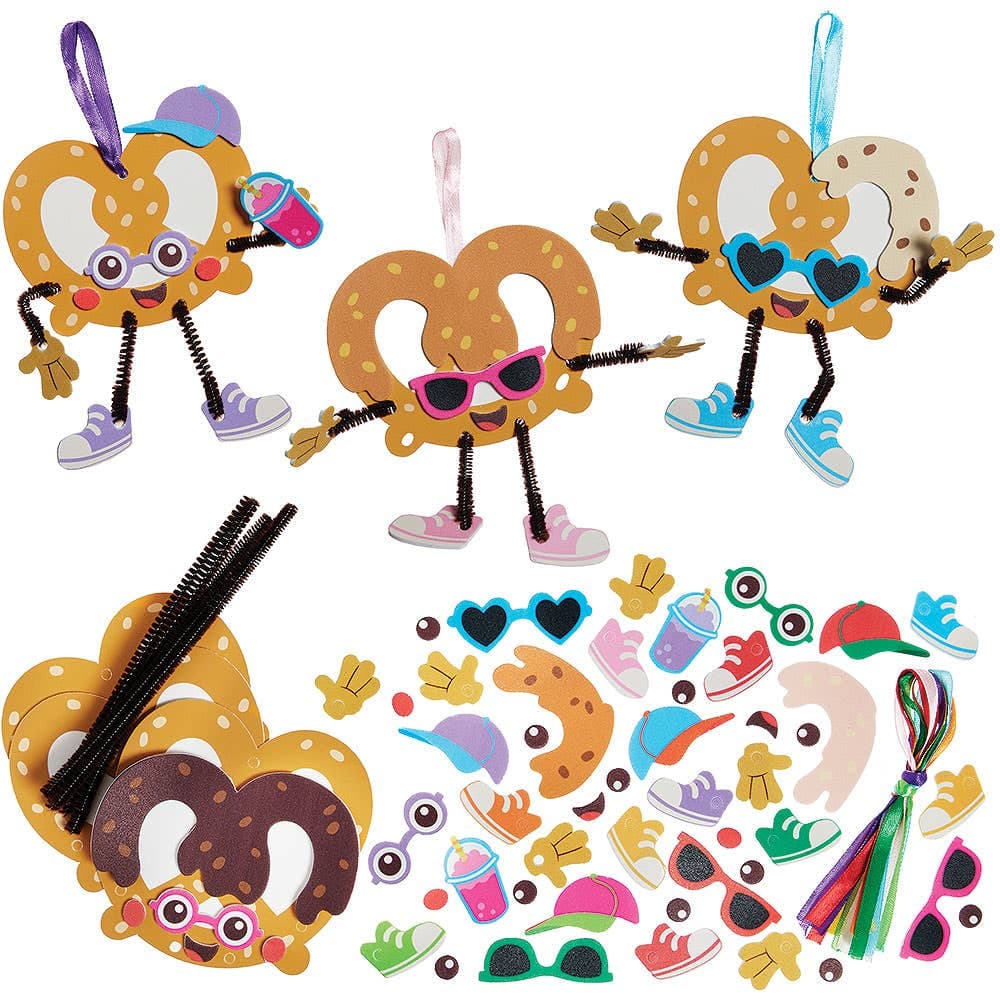 Pretzel Mix & Match Decoration Kits (Pack of 8)