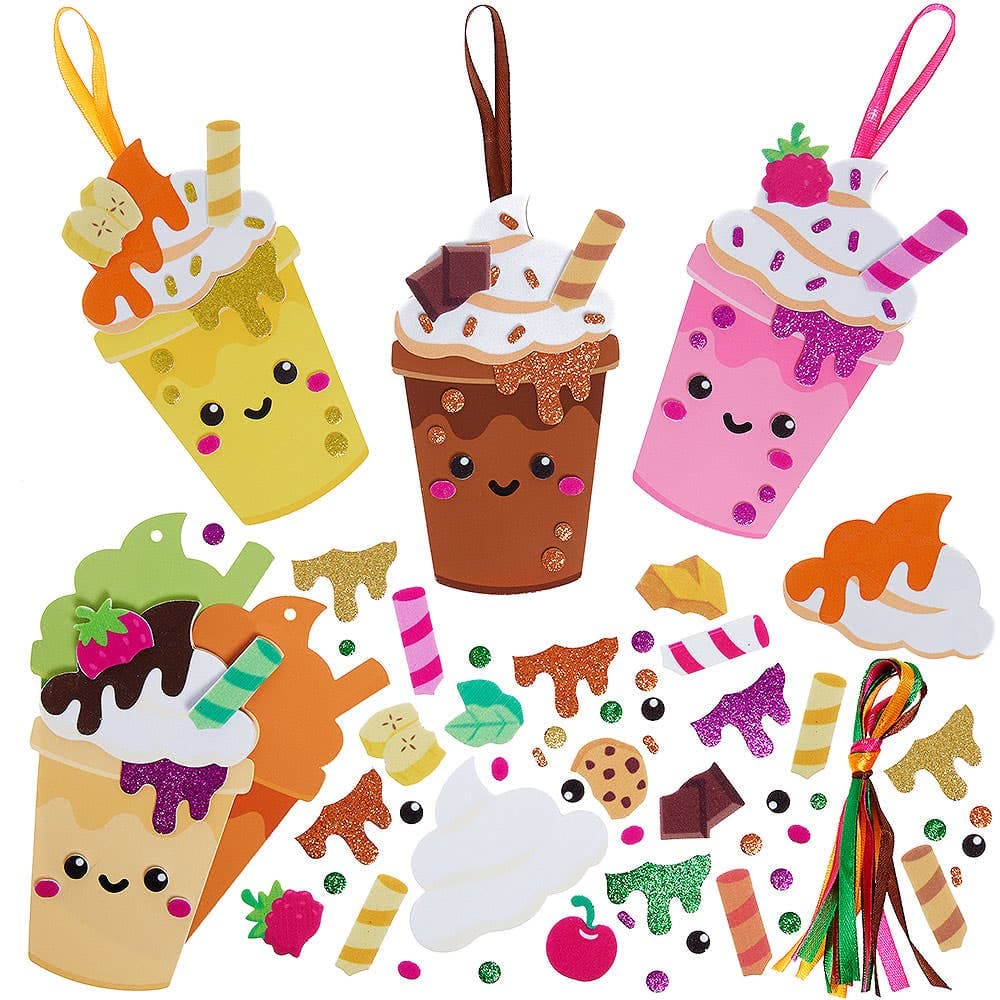 Milkshake Mix & Match Decoration Kits (Pack of 8)