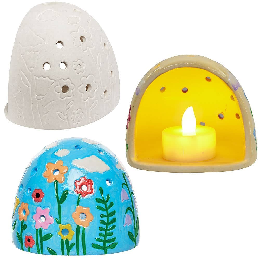 Spring & Summer Flowers Ceramic Tealight Holders (Pack of 2)