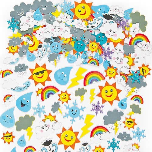 Weather Foam Stickers (Pack of 96) Stickers