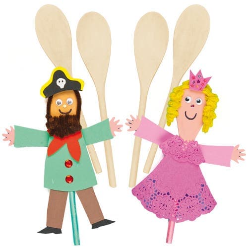 Wooden Spoon Pals (Pack of 8) Soft & Sensory Toys
