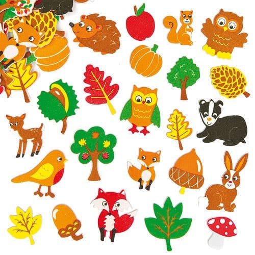Woodland Foam Stickers (Pack of 100) Stickers